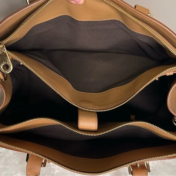 Mulberry Tan Double Zip Bayswater Tote - Picture 10 of 14